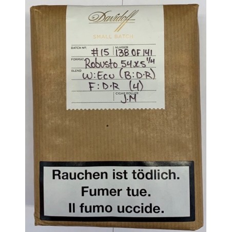 Davidoff Small Batch No 15 Onlineshop Urs Portmann Tabakwaren AG