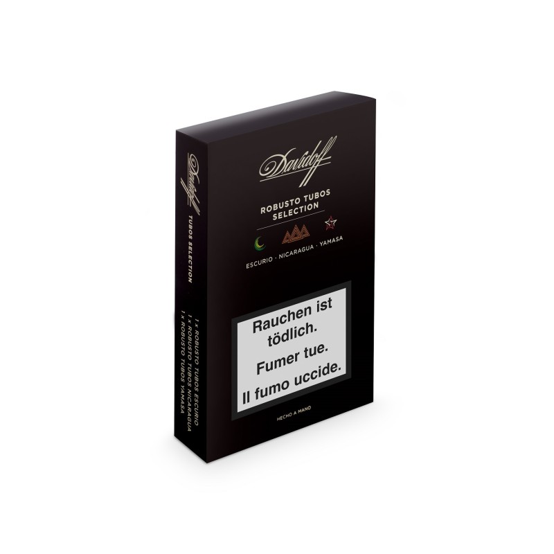 Davidoff Robusto Tubos Black Giftset im Onlineshop Urs Portmann kaufen