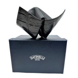 Savinelli Pfeifenständer Origami-Croco Leder